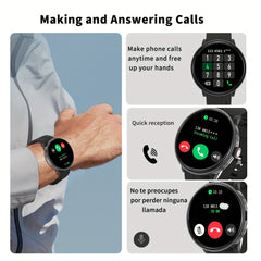 HD Sports Smart Watch with Music Playback and Phone Reminder