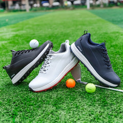 Men's Lightweight Golf Shoes Non Slip Lace Ups