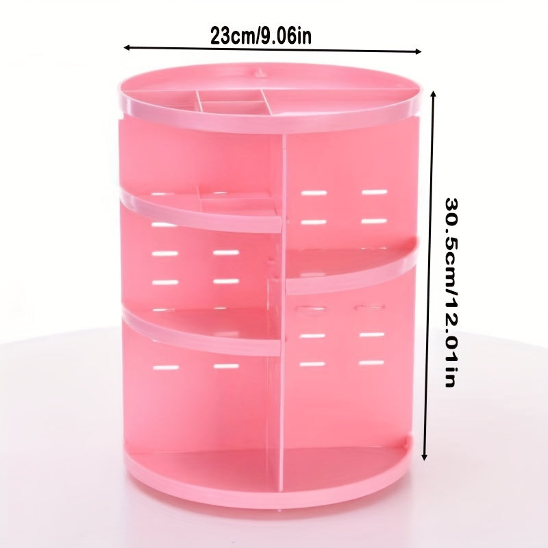 360 Rotating Makeup Organizer Carousel Spinning Holder for Cosmetics Storage