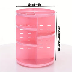 360 Rotating Makeup Organizer Carousel Spinning Holder for Cosmetics Storage