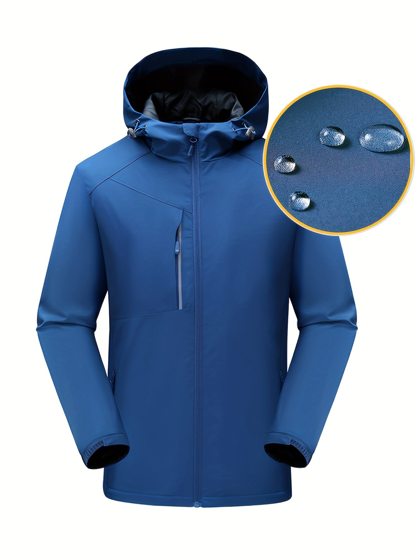 Men's Hooded Windbreaker Jacket for Autumn Winter