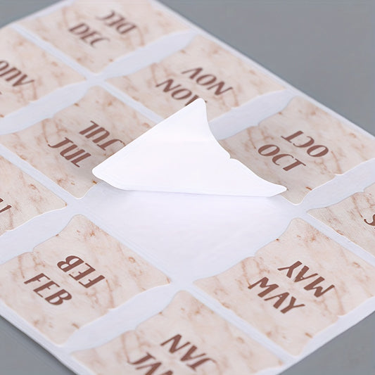 5pcs Monthly Calendar Stickers for Planners and Journals