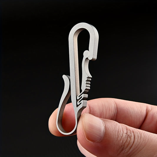 Titanium Alloy Keychain Buckle Pendant Waist Hanging Key Ring Keychain