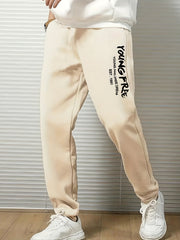 Men's Drawstring Sweatpants Comfy Jogger Pants