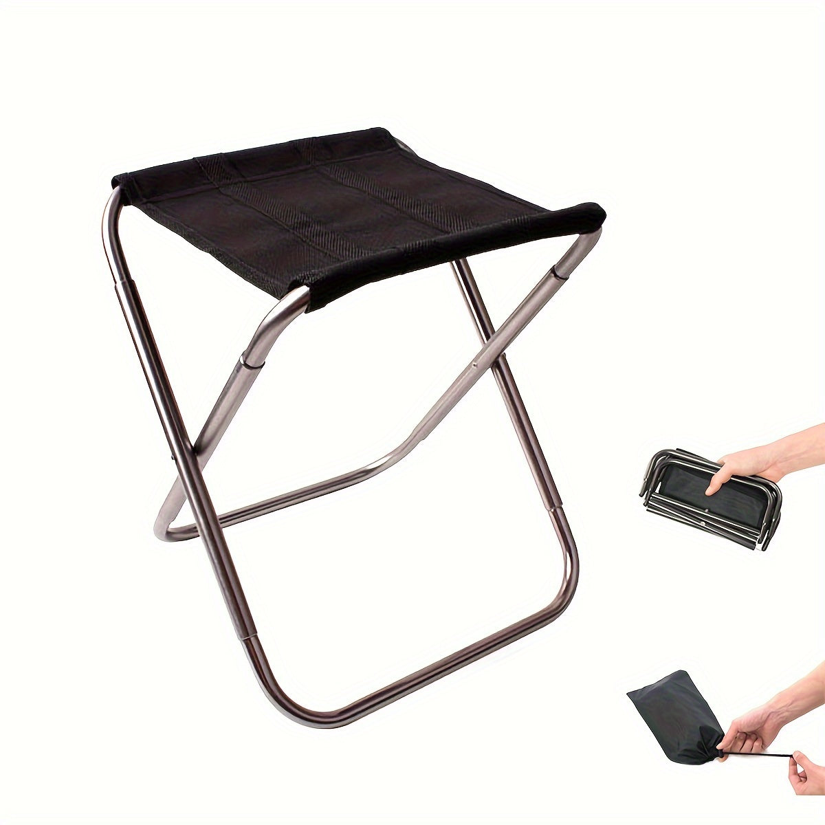 7075 Aluminum Alloy Folding Stool for Outdoor Camping