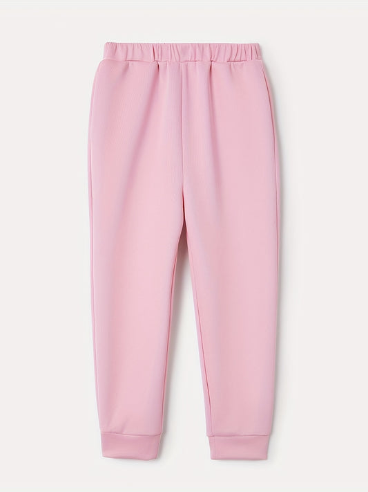 Toddler Girls Sweatpants Elastic Waist Casual Sport Jogger Pants