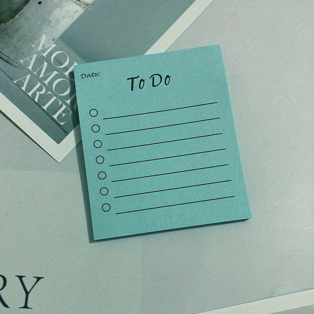 50 Sheets To Do List Sticky Notes Self Adhesive Memo Pads Easy Posting