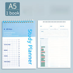 Undated Daily Planner Memo Book with Calendar Organizer