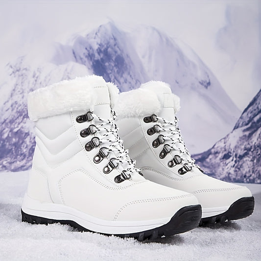 Women's Winter Snow Boots Warm Anti Slip High Tube Hiking Boots