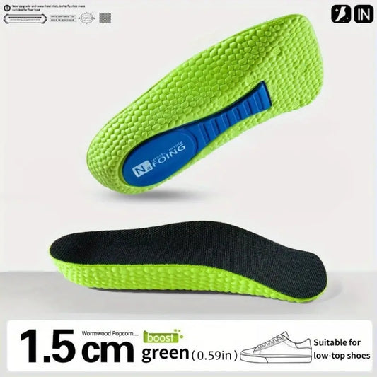 Memory Foam Height Increase Insoles Arch Support Orthopedic Insoles