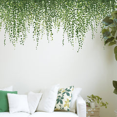 1pc Long Green Vine Decorative Sticker DIY Set