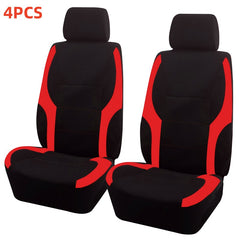 4pcs Mesh Cloth Car Front Seat Cover Set Four Seasons Universal
