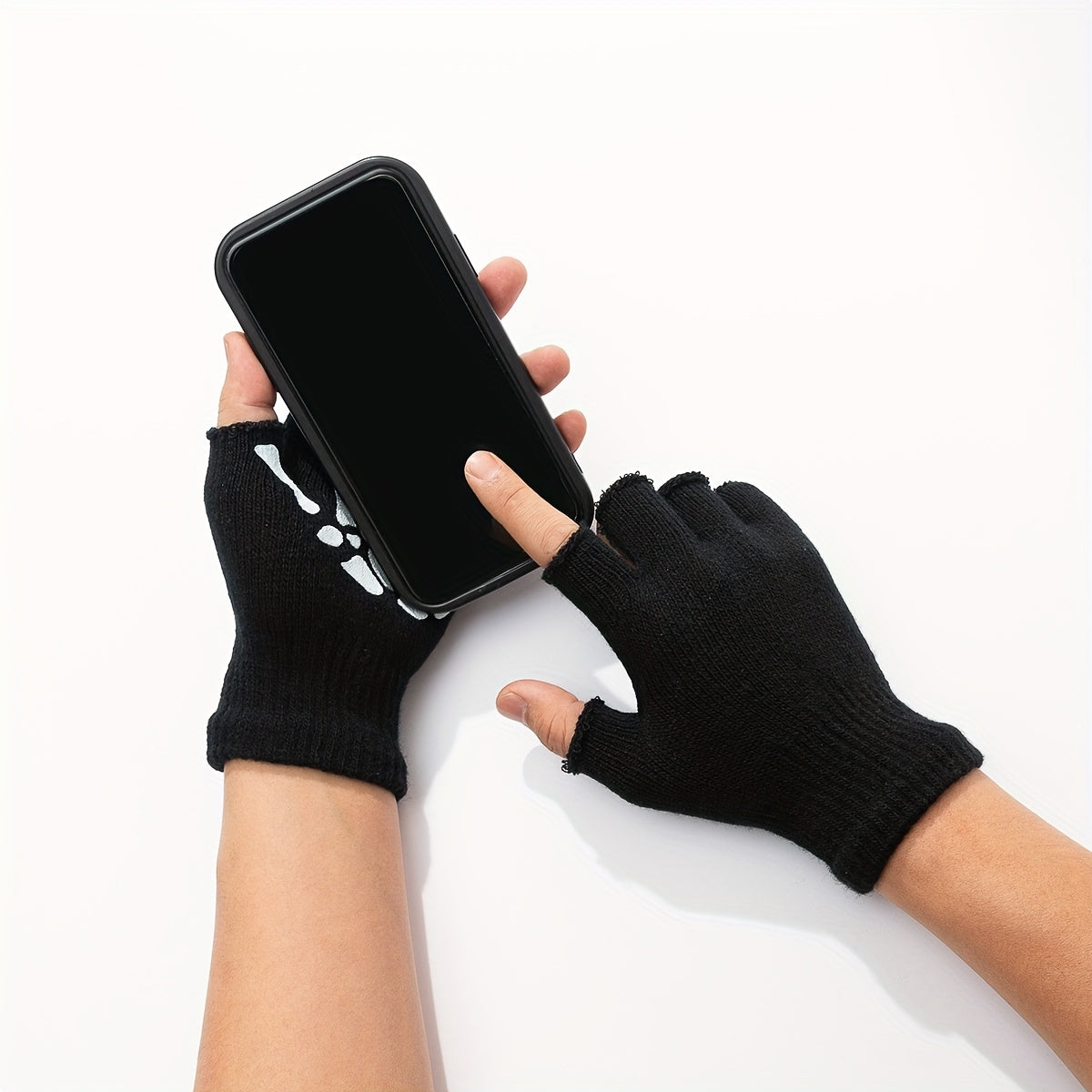 Halloween Skeleton Claw Gloves Couples Riding Non-skid Touch Screen Gloves