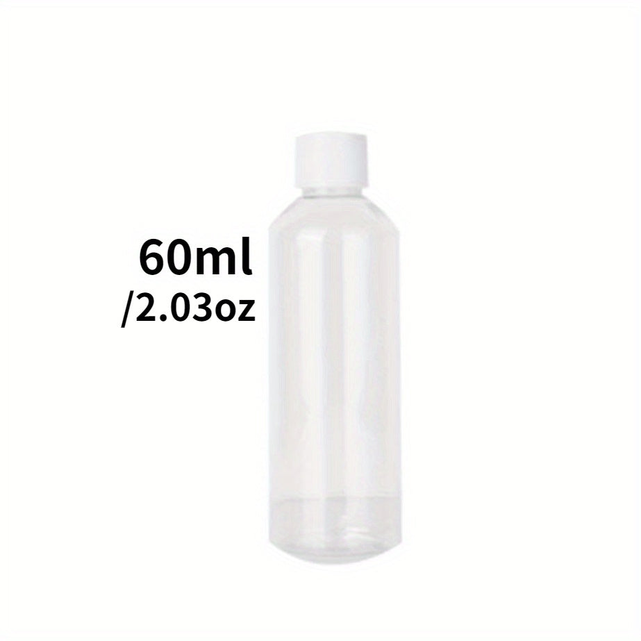 3 Clear Plastic PET Bottles for Medicine in Various Sizes