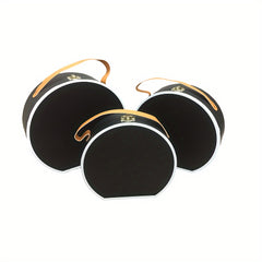3pcs Oval Shape Gift Wrapping Box Set Wedding Decoration Supplies