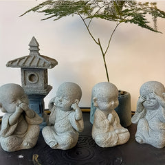 Aquarium Decor Little Monk Landscape Ornament For Gardening