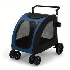 Foldable Pet Stroller For Medium & Large Dogs