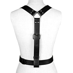 PU Leather Harness Belt Ladies Body Suspenders Belt Punk Belt
