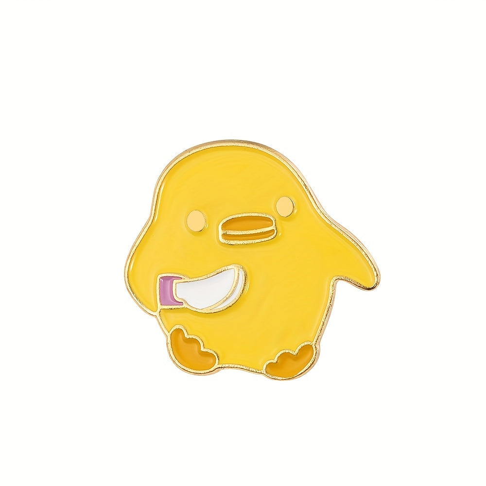 Men's Duck Brooch Animal Cartoon Brooch Gift For Boyfriend