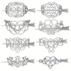 Viking Style Hairpin Celtic Crown Barrette Hair Accessories