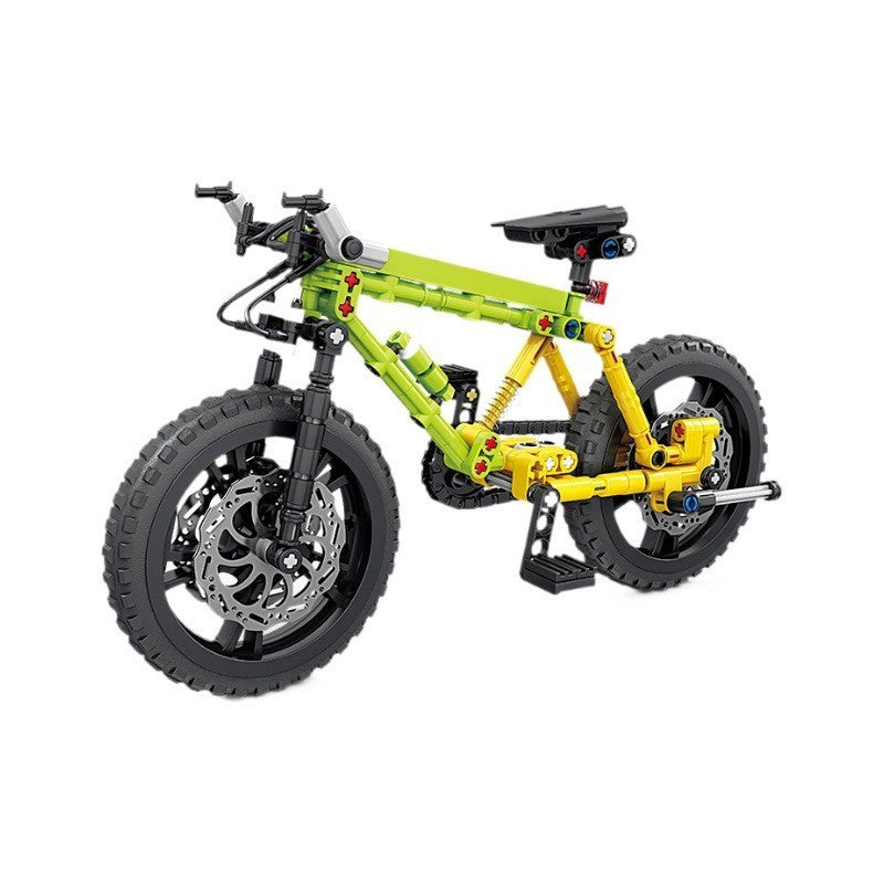 Kids Bicycle Blocks Mountain Bike Model Educational Toy