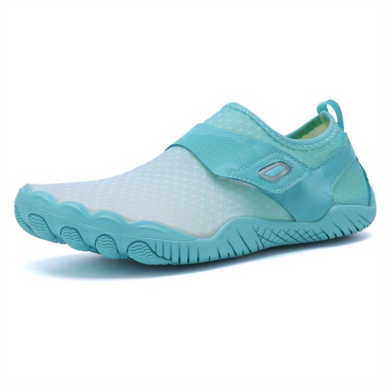 Men's Breathable No Tie Sneakers With Hook & Loop Fastener