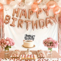 Happy 40th Birthday Cake Topper Glitter Cheers To 40 Years