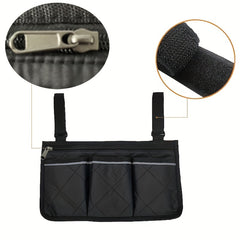 Wheelchair Side Armrest Bag Portable Storage Hanging Bag