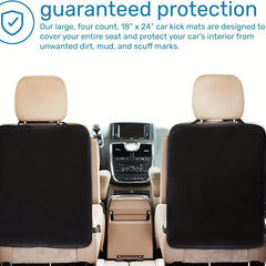 Waterproof Car Seat Protector Pad Anti-kick Pad