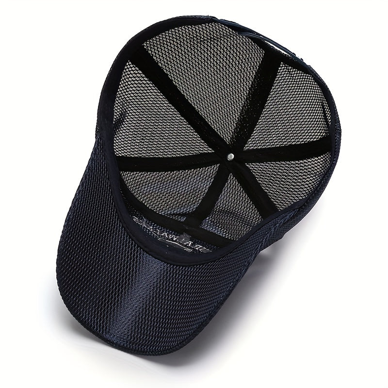 Embroidered SINCE1998 Men's Breathable Mesh Sun Protection Baseball Cap