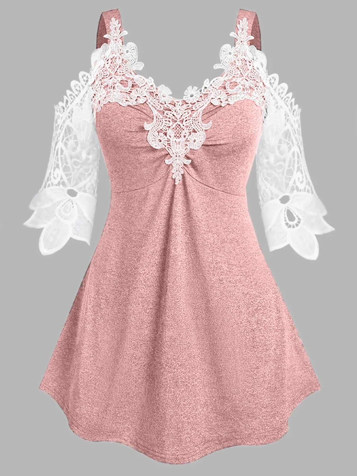 Casual Lace Off Shoulder Tank Top