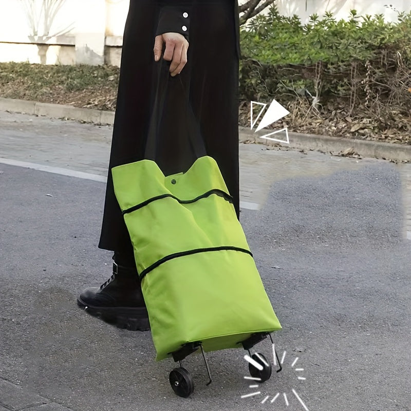 Portable Folding Shopping Cart Lightweight with Wheels
