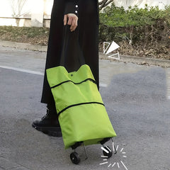 Portable Folding Shopping Cart Lightweight with Wheels