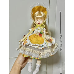 Handcrafted BJD Doll Outfit Set with Delicate Details and Accessories