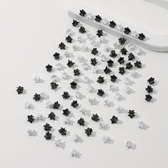 100pcs Mini Star Shaped Hair Claw for Women Girls Hair Clip