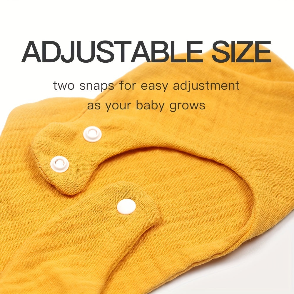 360 Rotate Organic Baby Bibs Newborn Muslin Bibs For Teething And Drooling