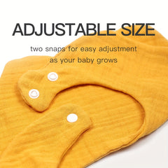 360 Rotate Organic Baby Bibs Newborn Muslin Bibs For Teething And Drooling