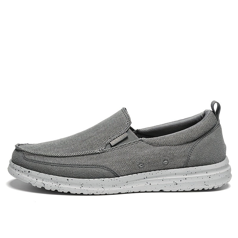 Men's Canvas Loafer Shoes Casual Slip On Lightweight Walking Sneakers