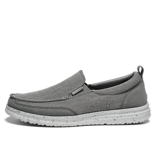 Men's Canvas Loafer Shoes Casual Slip On Lightweight Walking Sneakers