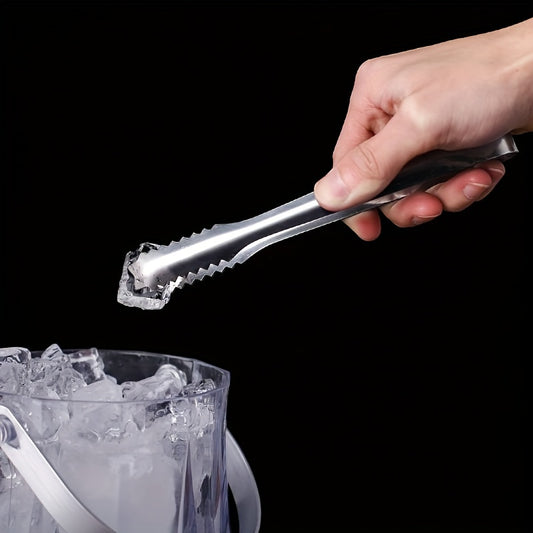Stainless Steel Ice Cube Clamp for Bartenders and Home Use