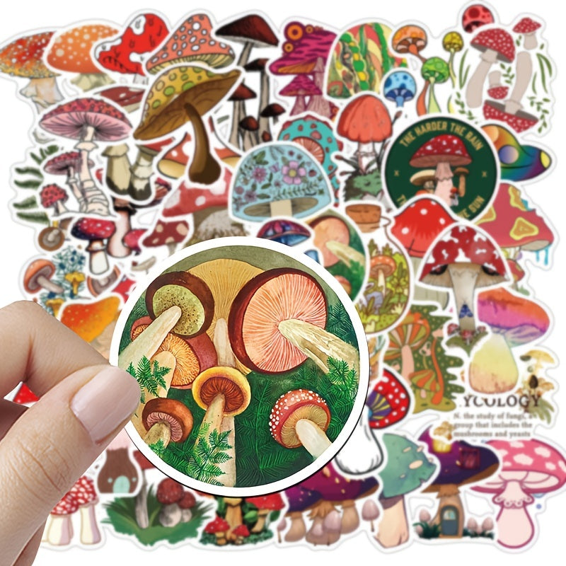 50pcs Doodle Stickers Waterproof for Journals Suitcases Phones