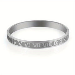 Stainless Steel Golden Men's Bangle