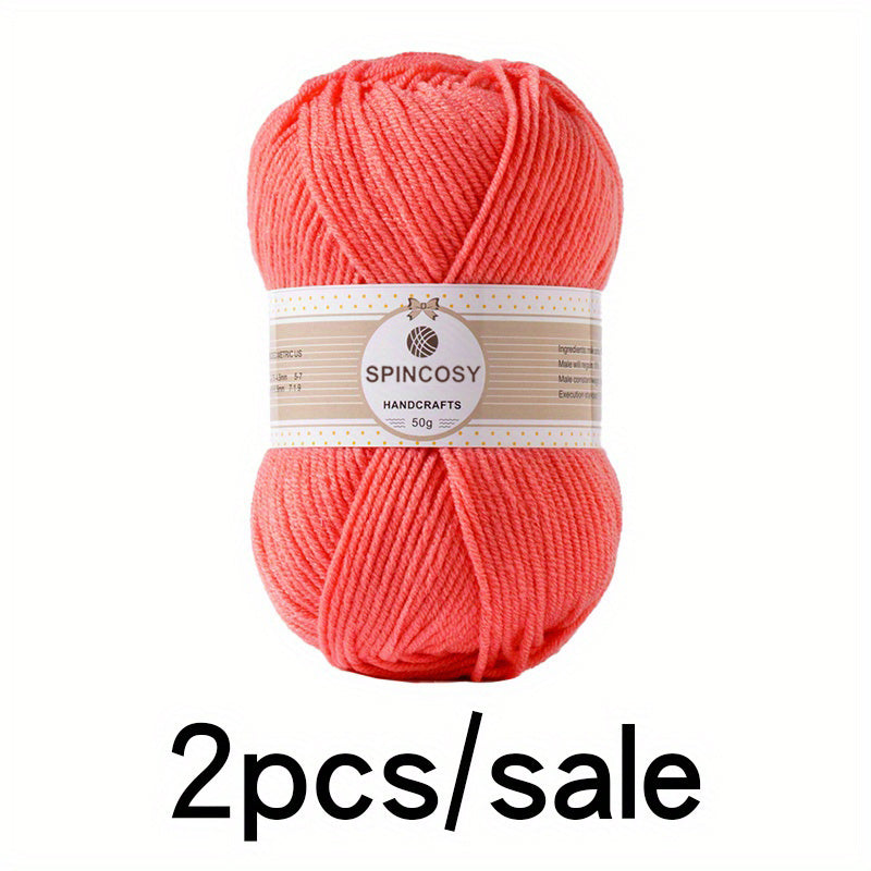 Multicolor Soft Acrylic Yarn For Knitting & Crochet 280 Yards 50g