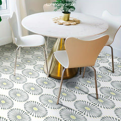 10pcs Boho Floor Tile Sticker Self Adhesive Waterproof Heat Resistant