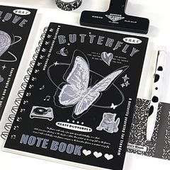 A5 Glass Texture Coil Notebook 50 Sheets