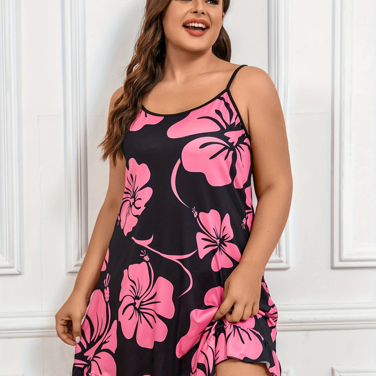  Floral Print Cami Dress for Women
