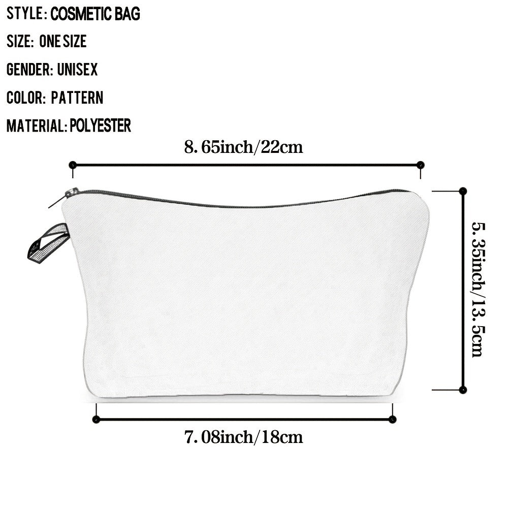 Sausage Dog Print Cosmetic Bag Pencil Bag