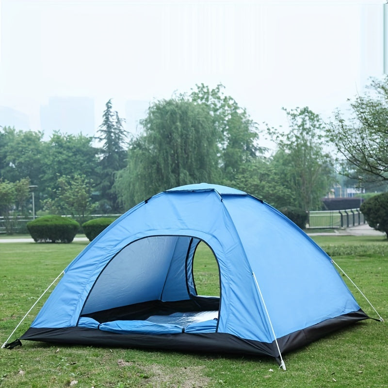 Portable Double Layer Tent Fully Automatic Hydr. Sun & Rain Prot. Camping Beach
