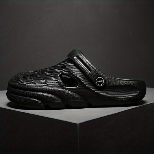 Men's Lightweight Comfy Clogs Hollow Out Non Slip Garden Shoes