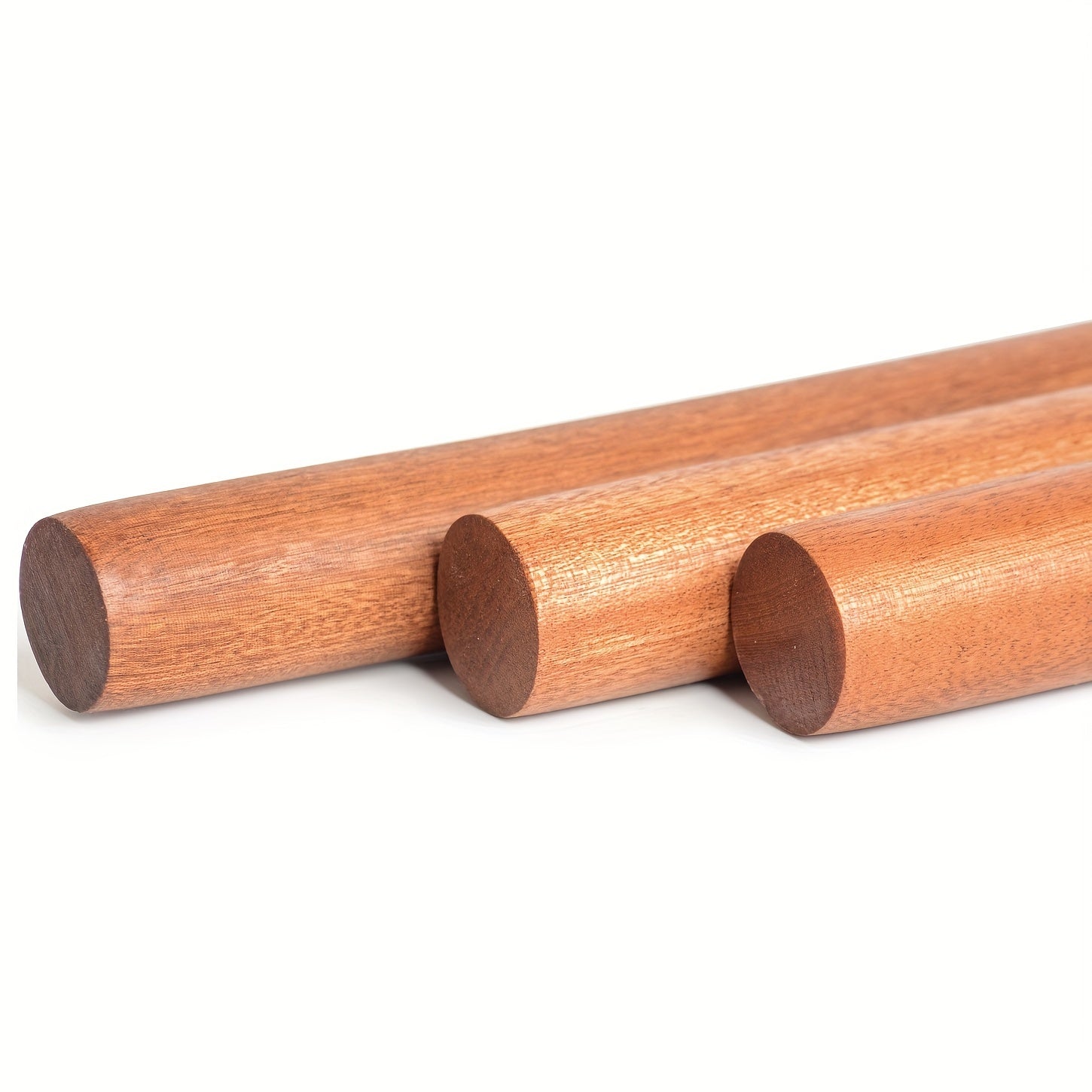 28.96cmx4 Ebony Wood Rolling Pin for Baking